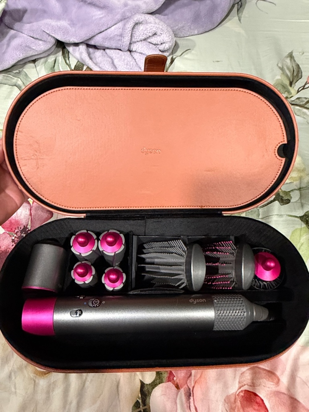 Dyson Airwrap Complete Set - Gray with Pink Accents